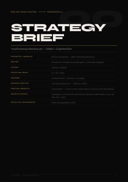 Documento de estrategia — Molina Arquitectos